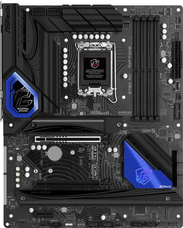 ASROCK Z790 PG Riptide - Moderkort - ATX - Sockel LGA1700 - Intel Z790 - DDR5