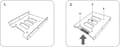 Miniatyrbillede 4 af 6: Renkforce HDA-250M 3,5 tommer HDD installationsramme til 2,5 tommer