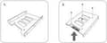 Miniatyrbillede 6 af 6: Renkforce HDA-250M 3,5 tommer HDD installationsramme til 2,5 tommer