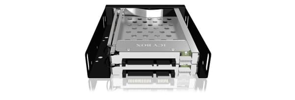 ICY BOX IB-2227StS 8,89 cm (3,5'') Bærepanel Sort