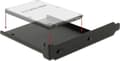 Miniatyrbild 4 av 4: Premium 2,5'' HDD/SSD till PCI/PCIe-kortplats monteringsram / svart