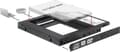 Miniatyrbillede 5 af 6: Premium 2,5'' SATA HDD/SSD til 5,25'' Slim SATA-drev (12,7 mm) caddy / sort