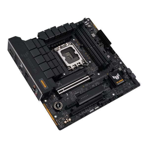 ASUS TUF GAMING B760M-PLUS D4 - Intel - LGA 1700 - Intel® Celeron® - Intel® Core™ i3 - Intel® Core™ i5 - Intel® Core™ i7 - Intel® Core™ i9,... - LGA 1