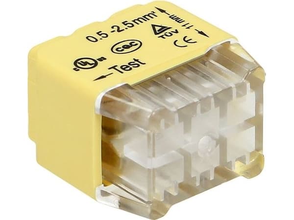 Orno 6-wire push-in installation connector; double-breasted; for wire 0.75-2.5mm2; IEC 300V/24A; 10 pcs. OR-SZ-8004/6/10