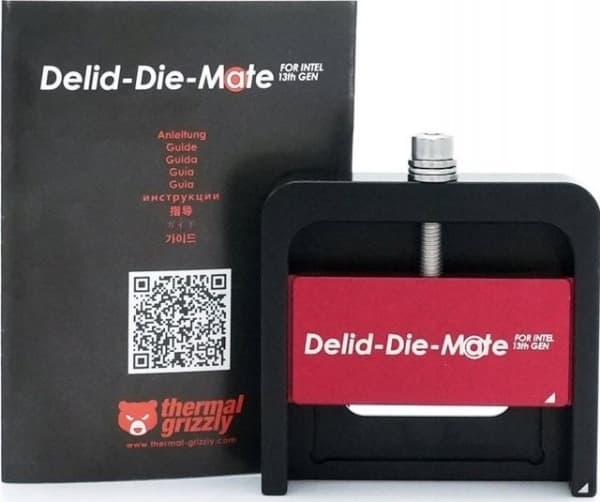 Thermal Grizzly Delid-Die-Mate - CPU integrerad värmespridare borttagare - svart, röd
