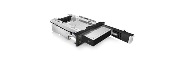 ICY BOX IB-166SSK-B HDD-hölje Svart 3,5"