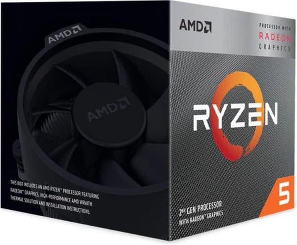 AMD Ryzen 5 3400G -prosessori 3,7 GHz 4 Mt L3 Box