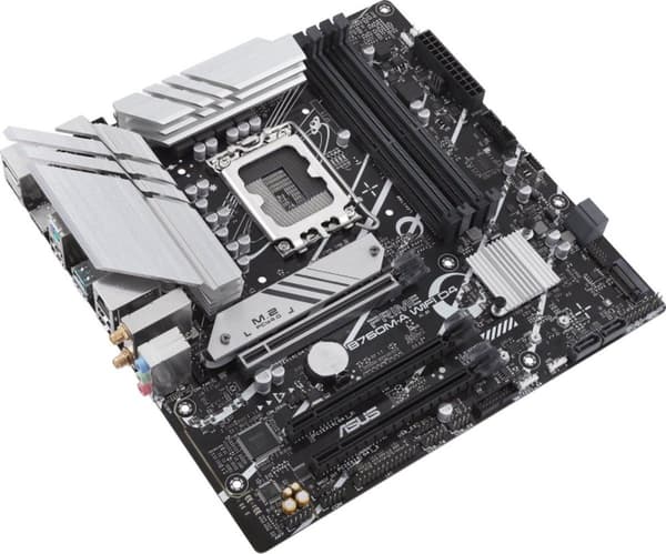 ASUS PRIME B760M-A WIFI D4 - Intel - LGA 1700 - Intel® Celeron® - Intel® Core™ i3 - Intel® Core™ i5 - Intel® Core™ i7 - Intel® Core™ i9,... - LGA 1700