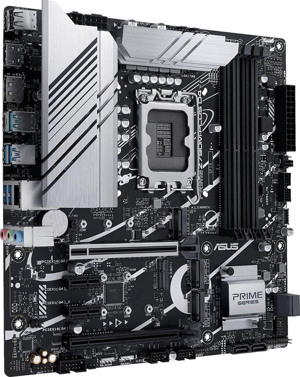 ASUS PRIME Z790M-PLUS - Intel - LGA 1700 - Intel® Celeron® - Intel® Core™ i3 - Intel® Core™ i5 - Intel® Core™ i7 - Intel® Core™ i9,... - DDR5-SDRAM -
