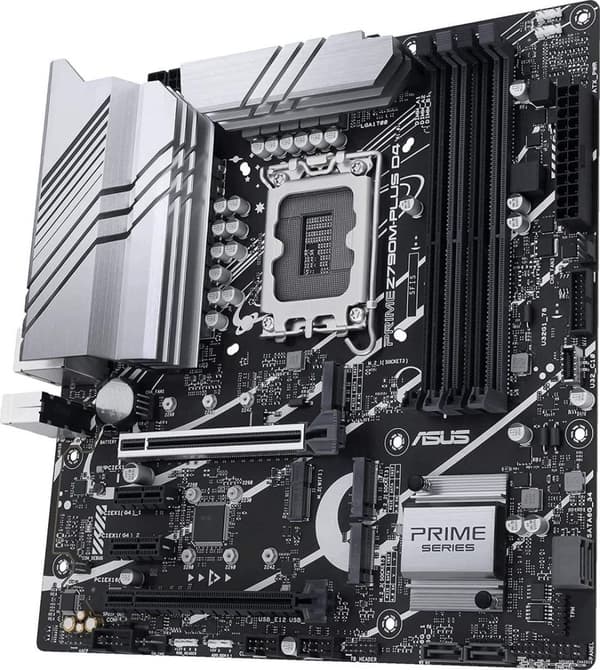 ASUS PRIME Z790M-PLUS - Intel - LGA 1700 - Intel® Celeron® - Intel® Core™ i3 - Intel® Core™ i5 - Intel® Core™ i7 - Intel® Core™ i9,... - DDR5-SDRAM -