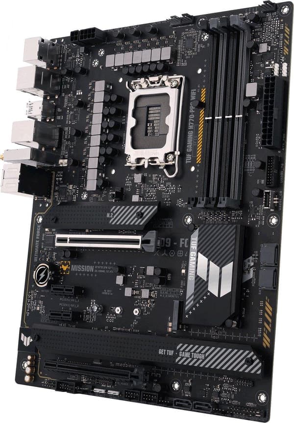 ASUS TUF GAMING H770-PRO WIFI - Moderbord ATX - Socket LGA1700 - Intel H770 - DDR5 - Realtek 7.1 Surround Sound - 1 x 2,5 Gbps LAN
