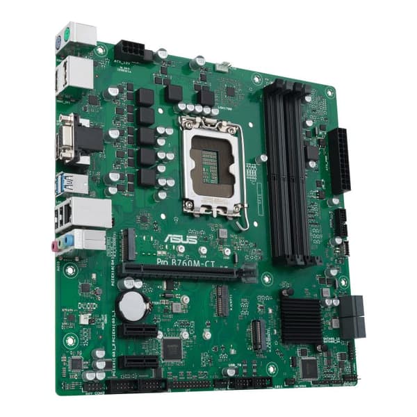 ASUS PRO B760M-CT-CSM - Intel - LGA 1700 - Intel® Celeron® - Intel® Pentium® Gold - Intel® Core™ i3 - Intel® Core™ i5 - Intel® Core™... - LGA 1700 - D