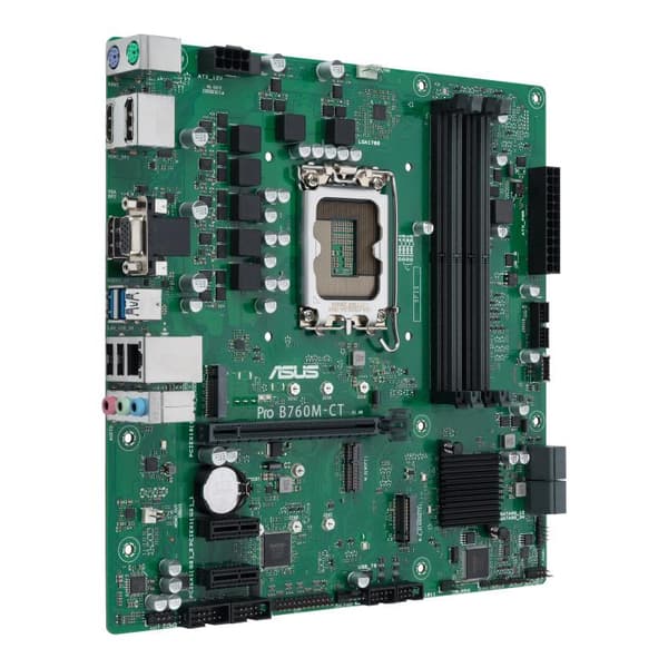ASUS PRO B760M-CT-CSM - Intel - LGA 1700 - Intel® Celeron® - Intel® Pentium® Gold - Intel® Core™ i3 - Intel® Core™ i5 - Intel® Core™... - LGA 1700 - D