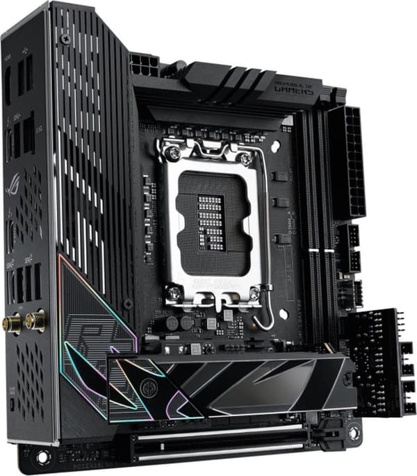 ASUS ROG STRIX Z790-I GAMING WIFI - Bundkort - Mini-ITX - LGA1700-stik - Z790-chipsæt - USB 3.2 Gen 1, USB 3.2 Gen 2, USB4, USB-C 3.2 Gen2, USB-C 3 .2