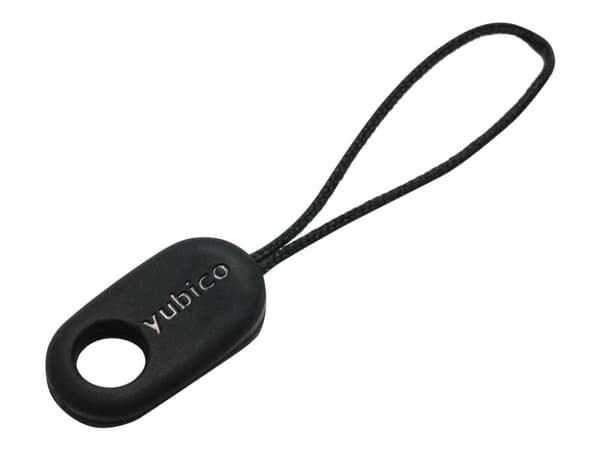 Yubico - USB security key lanyard - svart - for YubiHSM 2, 2.2; Yubico YubiKey 2FA, 5, 5C, 5Ci, Bio - FIDO Edition, C Bio, for Salesforce