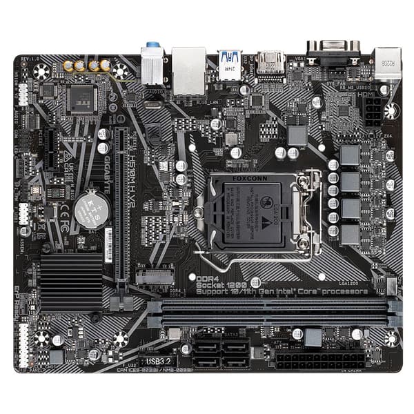 GIGABYTE H510M H V2 LGA1200 mATX MB 2xDDR4 4xSATA 1xM.2 (H510M H V2)