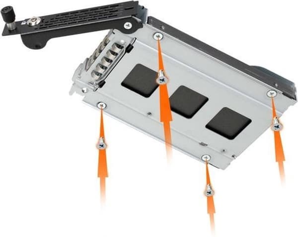 Icy Dock MB491SKL-B drevbåspanel 8,89 cm (3,5'') Bærepanel Sort