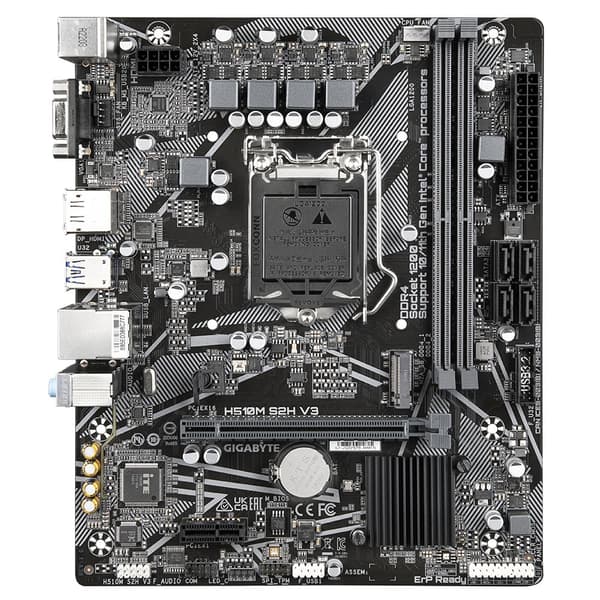 GIGABYTE H510M S2H V3 LGA1200 mATX MB 2xDDR4 4xSATA 1xM.2 (H510M S2H V3)