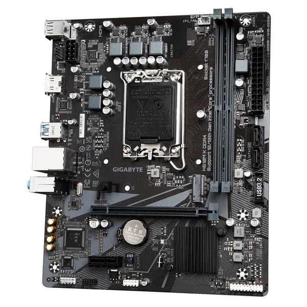 Gigabyte H610M K DDR4 1.0 - Intel - LGA 1700 - Intel® Celeron® - Intel® Core™ i3 - Intel® Core™ i7 - Intel® Core™ i9 - Intel® Pentium® Gold - DDR4-SDR