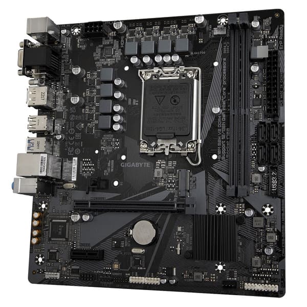 Gigabyte H610M S2H V2 DDR4 - Bundkort - Indbygget grafik (CPU påkrævet) (H610M S2H V2 DDR4)