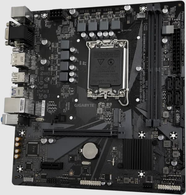 Gigabyte H610M S2H V2 DDR4 - Bundkort - Indbygget grafik (CPU påkrævet) (H610M S2H V2 DDR4)