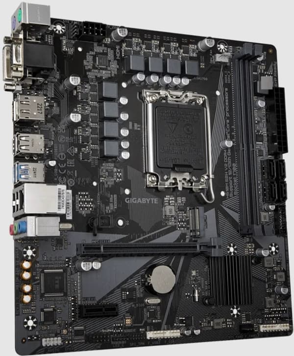 Gigabyte H610M S2H V2 DDR4 - Bundkort - Indbygget grafik (CPU påkrævet) (H610M S2H V2 DDR4)