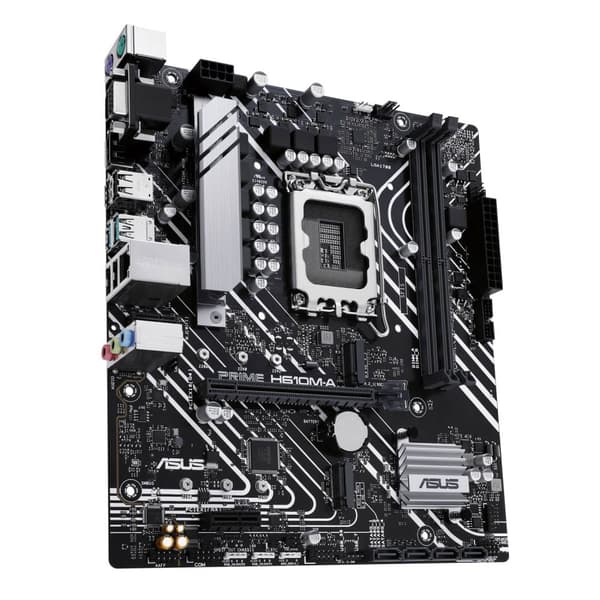 ASUS PRIME H610M-A-CSM - Intel - LGA 1700 - Intel® Celeron® - Intel® Core™ i3 - Intel® Core™ i5 - Intel® Core™ i7 - Intel® Core™ i9,... - DDR5-SDRAM -