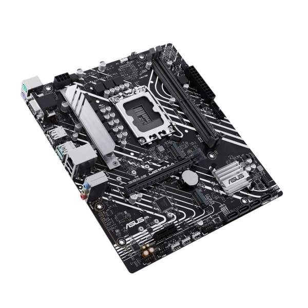 ASUS PRIME H610M-A-CSM - Intel - LGA 1700 - Intel® Celeron® - Intel® Core™ i3 - Intel® Core™ i5 - Intel® Core™ i7 - Intel® Core™ i9,... - DDR5-SDRAM -