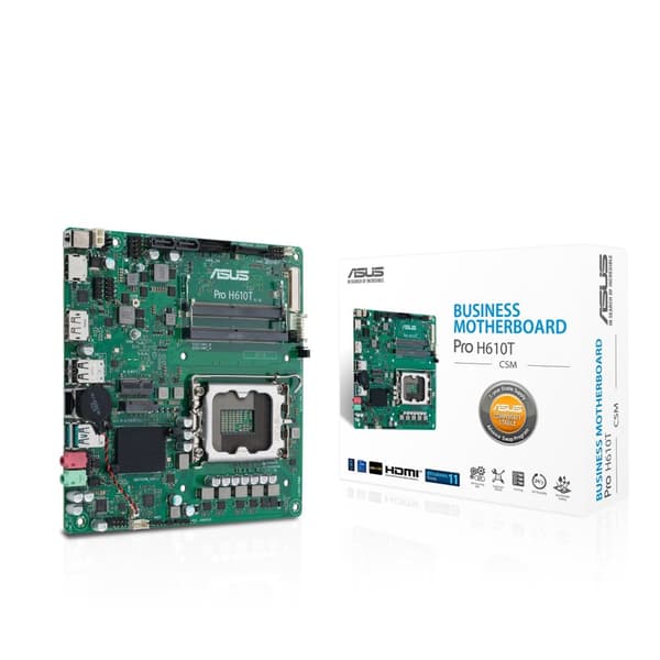 MB ASUS PRO H610T-CSM (Intel,1700,DDR5,tmITX) (90MB1G60-M0EAYC)