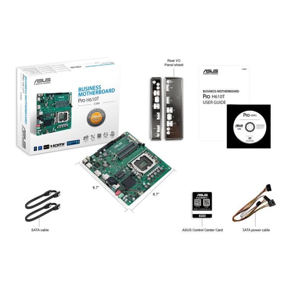 MB ASUS PRO H610T-CSM (Intel,1700,DDR5,tmITX) (90MB1G60-M0EAYC)
