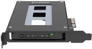ICY Dock ToughArmor MB111VP-B - Mobilt lagerstativ - U.2 / U.3 SSD mobilstativ - 2,5" (6,4 cm) - NVMe - PCIe 4.0 x4 - Sort (MB111VP-B)