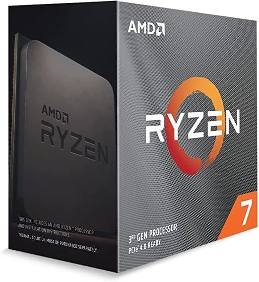 AMD Ryzen 7 5700X -prosessori 3,4 GHz 32 MB L3 Box