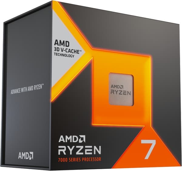 AMD Ryzen 7 7800X3D-prosessor for AM5-sokkel