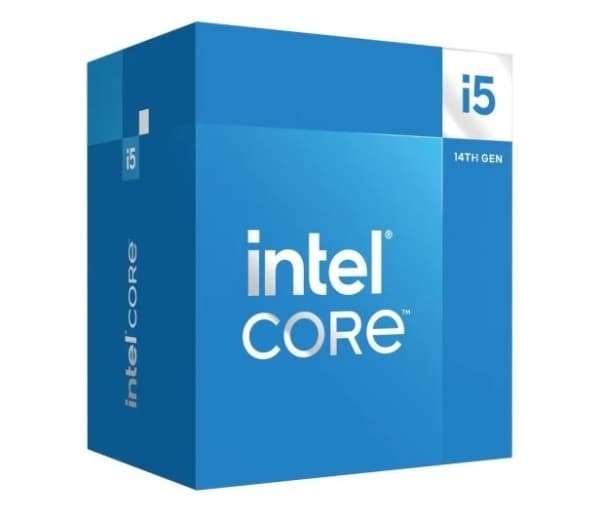 Intel® | Core™ i5-14500 - 16-kjerner - 2,6 GHz (Op til 5,0 GHz Turbo) - LGA1700-sokkel - Intel® UHD-grafikk | Eske