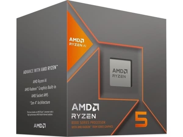 AMD Ryzen 5 8600G - 4.3 GHz - 6-core - 12 tråder - 16 MB cache - Socket AM5 - Boks