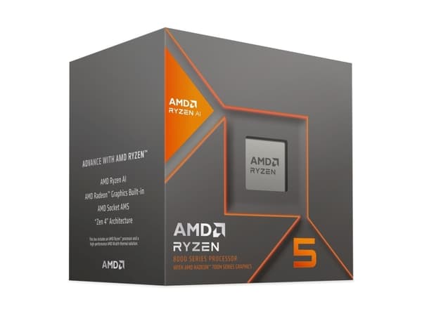 AMD Ryzen 5 8600G - 4.3 GHz - 6-core - 12 tråder - 16 MB cache - Socket AM5 - Boks