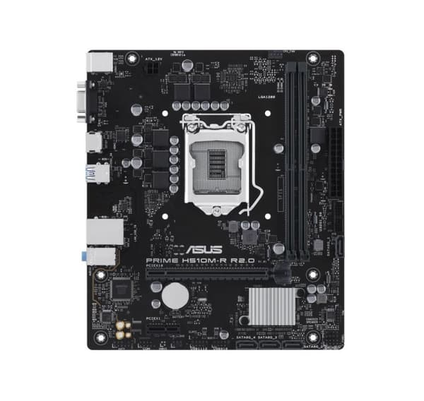 Moderkort ASUS Intel H470 Express (LGA1200, Micro-ATX, Minne DDR4, Minnesplatser 2, 1xPCI-Express 3.0 1x)