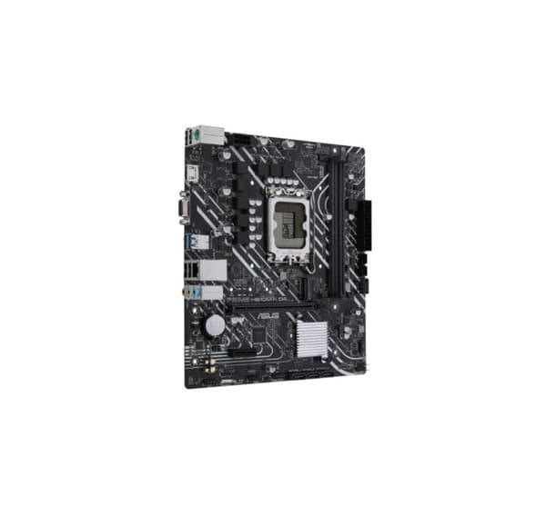 Hovedkort ASUS Intel H610 (LGA1700, MicroATX, minne DDR4, minnespor 2, 1xPCI-Express 3.0 1x, 1xPCI-Express 4.0 16x, 1xM.2)