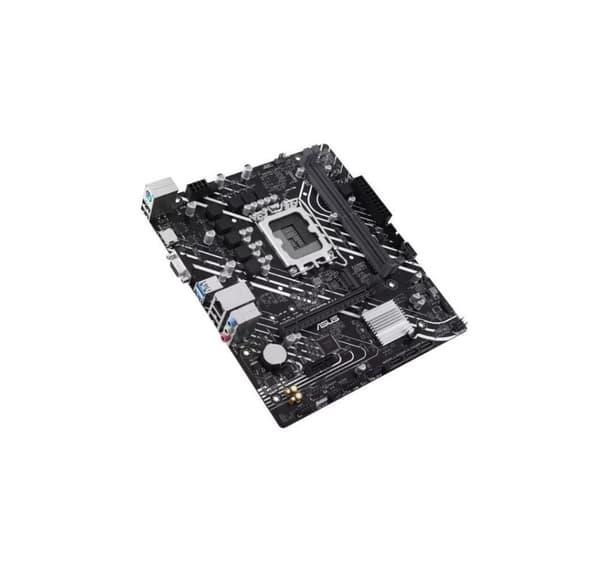 Moderkort Asus intel h610 (lga1700, micro-atx, minne ddr5, minnesplatser 2, 1xpci-express 3.0 1x, 1xpci-express 4.0 16x, 1xm.2)