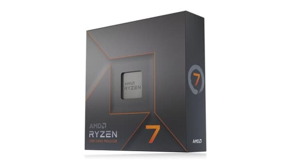 AMD CPU Ryzen 7 7700X 4,5 GHz 8 kärnor AM5 (WOF - med kylare)