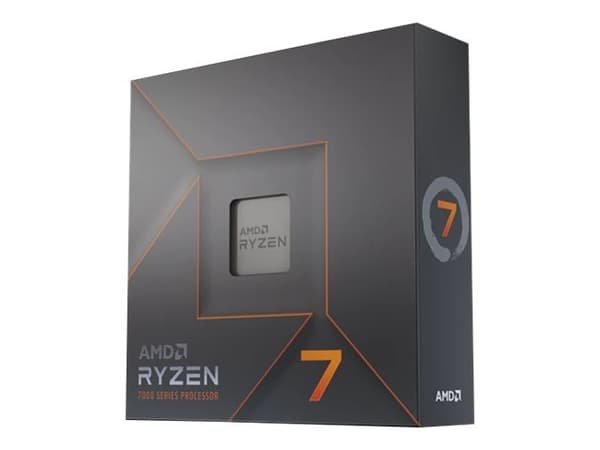 AMD CPU Ryzen 7 7700X 4.5GHz 8 kerner  AM5 (TRAY - u/køler)