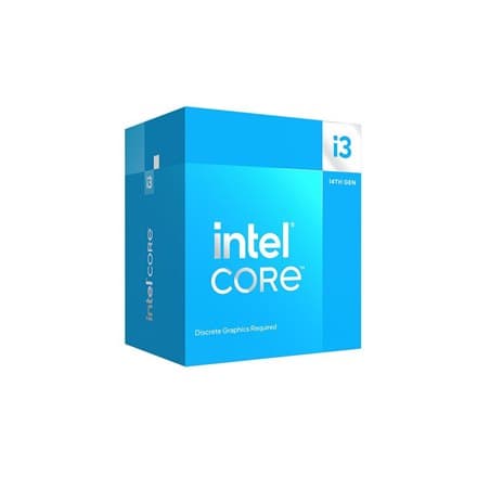 Intel Core i3-14100F -suoritin | 3,5 GHz | FCLGA1700 pistorasia | 4-ytiminen | Malli i3-14100F | Tehokas Quad-Core i3 -prosessori Ta:lla