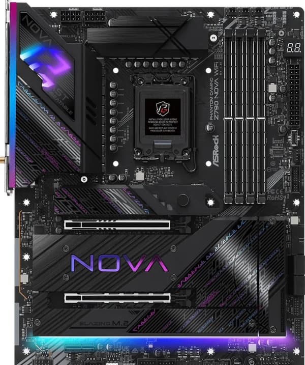 Asrock Z790 Nova WiFi - Intel - LGA 1700 - Intel® Celeron® G - Intel® Core™ i3 - Intel® Core™ i5 - I