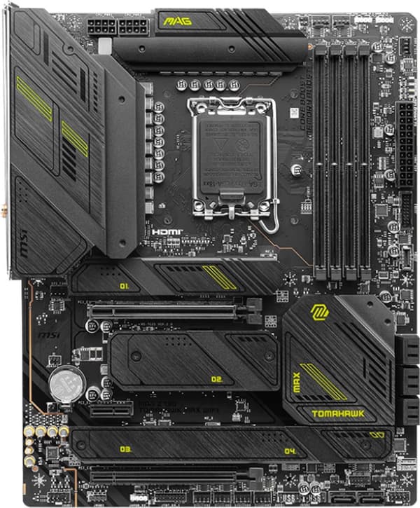 MSI MAG Z790 TOMAHAWK MAX WIFI - Intel - LGA 1700 - Intel® Celeron® - Intel® Pentium® Gold - LGA 170