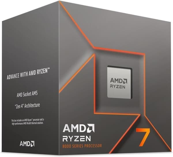 AMD Ryzen 7 8700F-prosessor for AM5-plattform