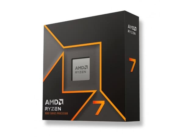 AMD Ryzen 7 9700X - 3,8 GHz - 8 ydintä - 16 säiettä - 32 Mt välimuisti - Socket AM5 - PIB/WOF