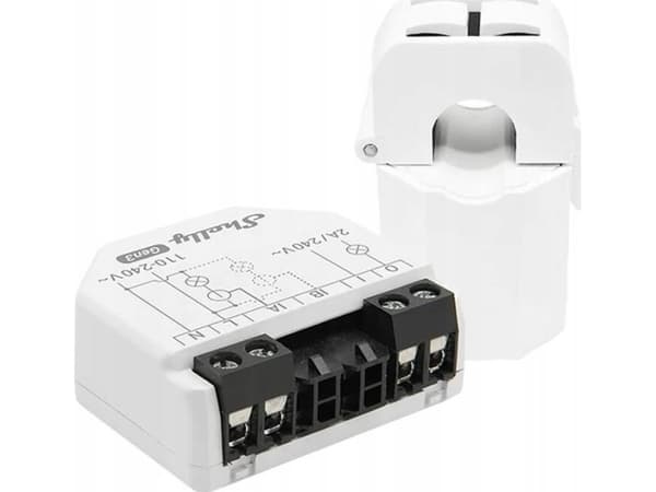 Shelly uppoasennettava EM Gen3 sis. 1x 50A pääte Sähkömittari Mittaustoiminto WLAN