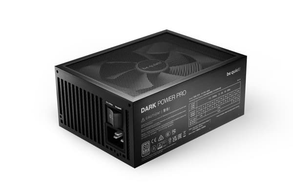 Strømforsyning 1300 watt (spidseffekt 1400 watt, effektivitet 80 plus titanium, pfc active, mtbf 100000 timer, bn331), Vær stille