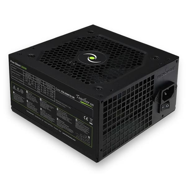 Strömförsörjning 500 watt (mtbf 100000 timmar, fal506fs12b), Tecnoware Grå