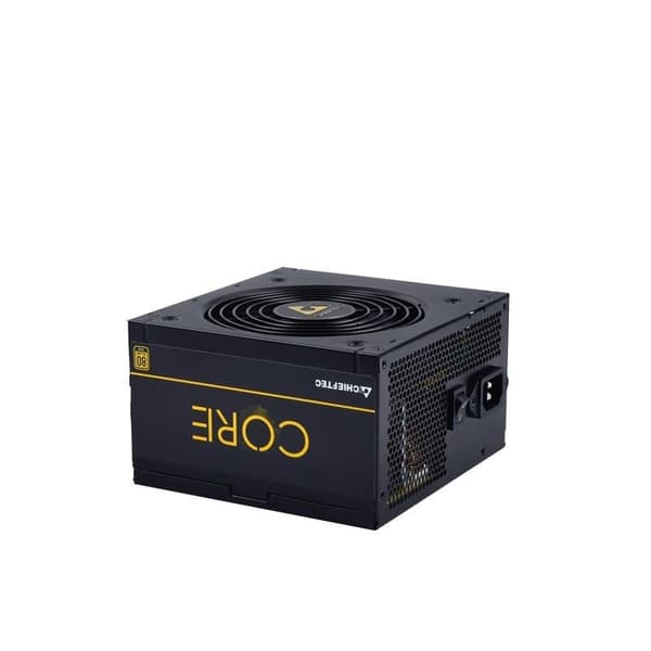 Strømforsyning 600 watt (effektivitet 80 pluss gull, pfc active, bbs-600s), Chieftec
